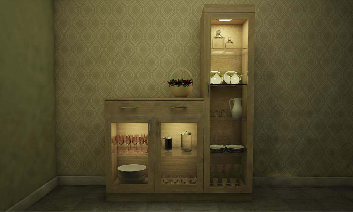 Gisa Crockery Unit